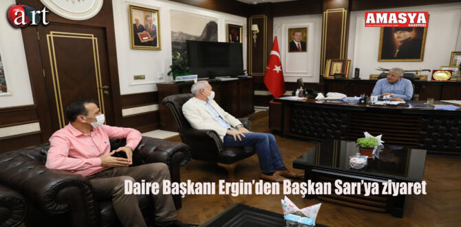 Daire Başkanı Ergin’den Başkan Sarı’ya Ziyaret