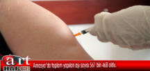 Amasya’da toplam yapılan aşı sayısı 561 bin 468 oldu.
