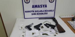 Amasya merkezli operasyonda 10 gözaltı