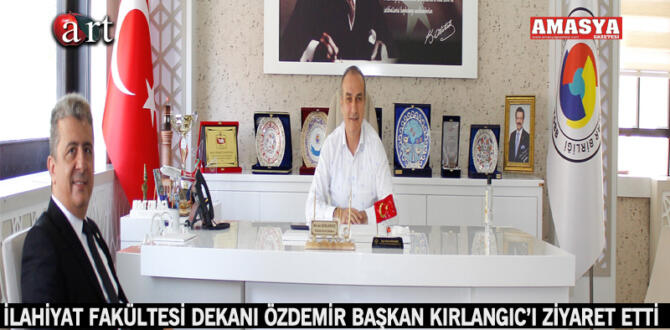 İlahiyat Fakültesi Dekanı Özdemir Başkan Kırlangıc’ı ziyaret etti