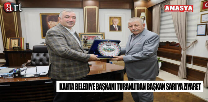 Kahta Belediye Başkanı Turanlı’dan Başkan Sarı’ya Ziyaret